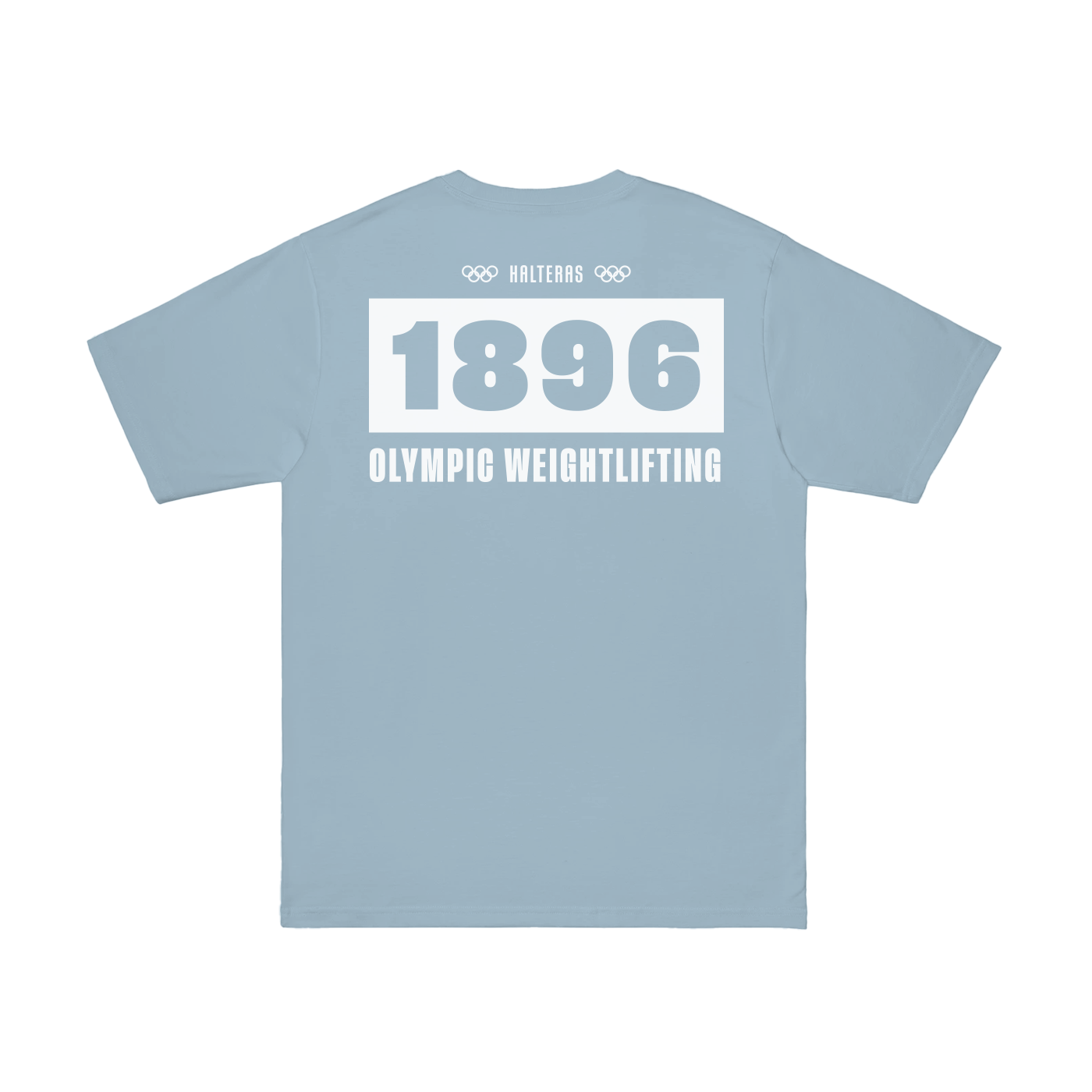 1896 camiseta halterofilia trasera